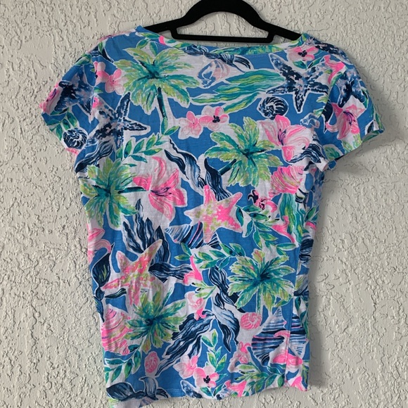 PALM HARBOUR TROPICAL PRINT TSHIRT - Picture 5 of 8
